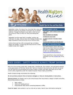 used goods - safety should always trump savings