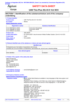 4867 UAN Thio-Plus 29,4-0-0 +8,4 SO3 (English (GB)) Agrium ISS