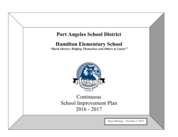 Continuous School Improvement Plan