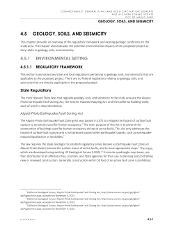 4.5 geology, soils, and seismicity