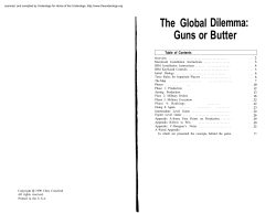 The Global Dilemma: Guns or Butter - Lucas` Abandonware