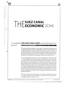 M SUEZ CANAL ECONOMIC ZONE