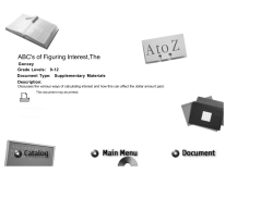 The ABC`s of Figuring Interest