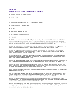 12/16/40 UNITED STATES v. NORTHERN PACIFIC RAILWAY