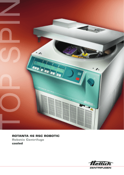 ROTANTA 46 RSC ROBOTIC Robotic Centrifuge cooled