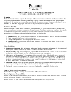 Student Classroom Civility Guidelines for Faculty Revised form