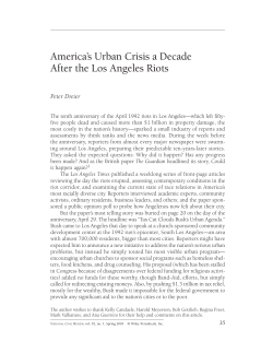 America`s Urban Crisis a Decade After the Los Angeles Riots