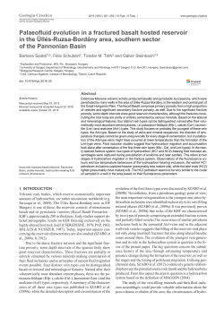 Palaeofluid evolution in a fractured basalt hosted reservoir in the