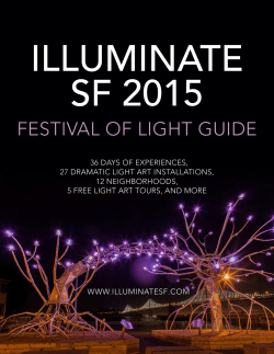 FESTIVAL OF LIGHT GUIDE