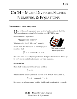 Ch 14 - Math With Steve