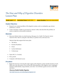 The How and Why of Digestive Disorders