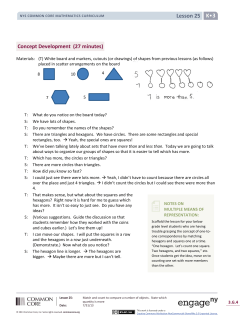 Lesson 25 K&bull;3 Concept Development (27 minutes)