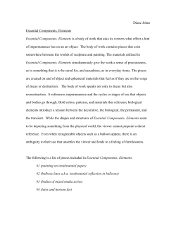 Essential Components, Elements simultaneously give