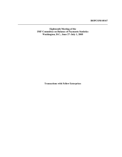 Transactions with Fellow Enterprises (BOPCOM-05/67)