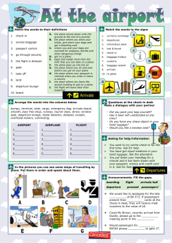Match the words to their definitions 1. check