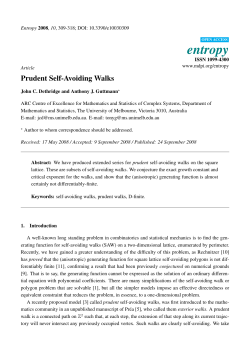 Prudent Self-Avoiding Walks