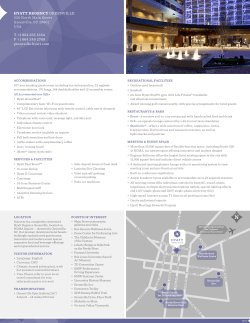 Fact Sheet - Hyatt Regency Greenville