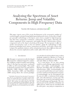 Analyzing the Spectrum of Asset Returns