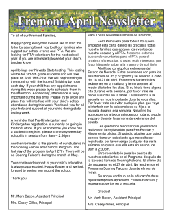 I would like to start this letter by saying thank you to all our families