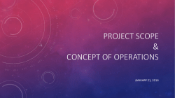 Project Scope and ConOps (Read