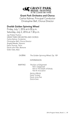 Program Notes PDF - The Grant Park Music Festival