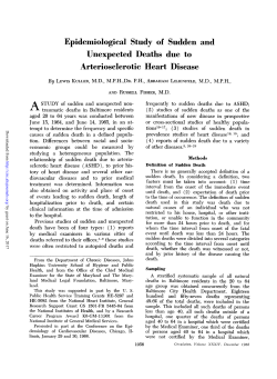 Unexpected Deaths due to