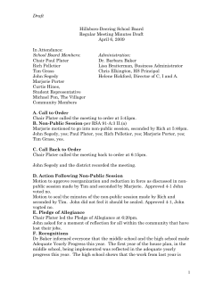 Hillsboro-Deering School Board