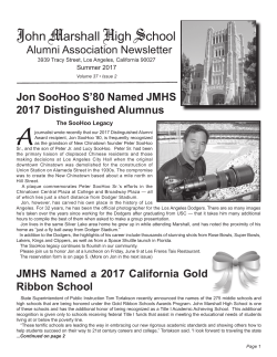 Summer 2017 - John Marshall Alumni Association Los Angeles
