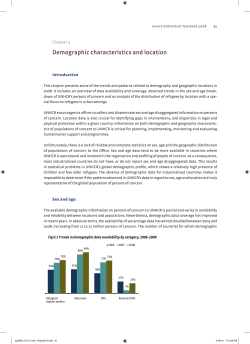 Demographic characteristics and location