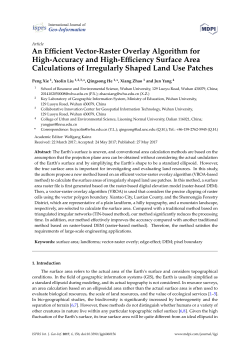 An Efficient Vector-Raster Overlay Algorithm for High