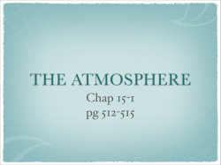 THE ATMOSPHERE