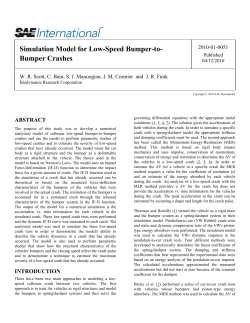 Thomson And Romilly (1) Treated The Vehicle As A Rigid Mass