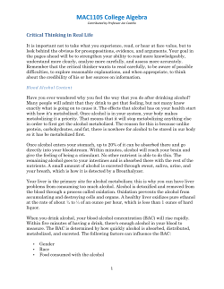 MAC1105 College Algebra