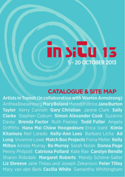 Catalogue to the In Situ 2013