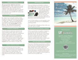 Spring Break Survival Guide - UF | Student Legal Services