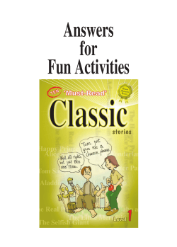 Classic Stories Level 1