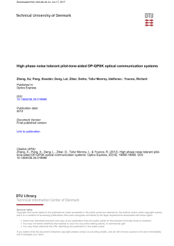 High phase noise tolerant pilot-tone-aided DP-QPSK