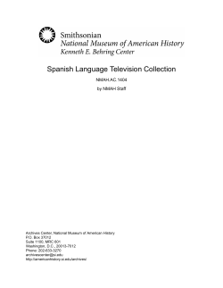 Spanish Language Television Collection