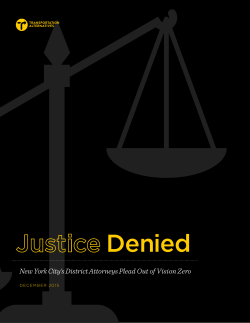 December 8, 2015 Justice Denied