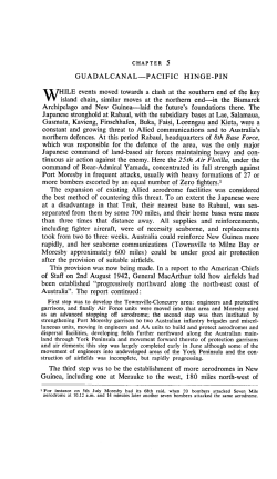 GUADALCANAL&mdash;PACIFIC HINGE-PIN RILE events moved towards