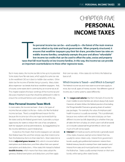 Personal Income Taxes - Institute on Taxation and Economic Policy