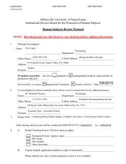 Example 1 - Millersville University