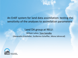 Ensemble Kalman filter