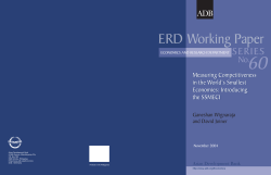 Measuring Competitiveness in the World`s Smallest Economies