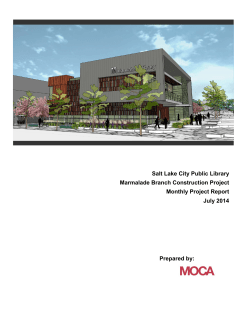 Salt Lake City Public Library Marmalade Branch