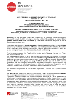 arte fiera 2015 confirms the vitality of italian art january 23