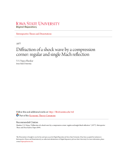 Diffraction of a shock wave by a compression corner: regular and