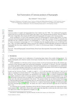 Fast Factorization of Cartesian products of Hypergraphs