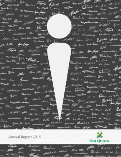 Annual Report - First Citizens