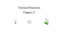 Chemical reactions